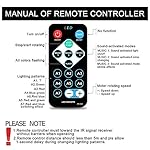 Party Disco Ball Dj Dance Lights Disco Strobe Rave Sound Activated Projector Effect Stage Light Remote Control for Birthday Xmas Wedding Bar Kids Christmas Glow Party - Image 4