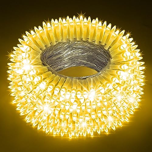 HRANBOTY Outdoor Christmas Lights 200 LED 66FT LED String Lights, 8 Modes & Memory Fairy Light Plug in Waterproof Christmas Tree Lights for Xmas Yard Tree Wedding Party Holiday Decorations Warm White HRANBOTY Outdoor Christmas Lights 200 LED 66FT LED String Lights, 8 Modes & Memory Fairy Light Plug in Waterproof Christmas Tree Lights for Xmas Yard Tree Wedding Party Holiday Decorations Warm White