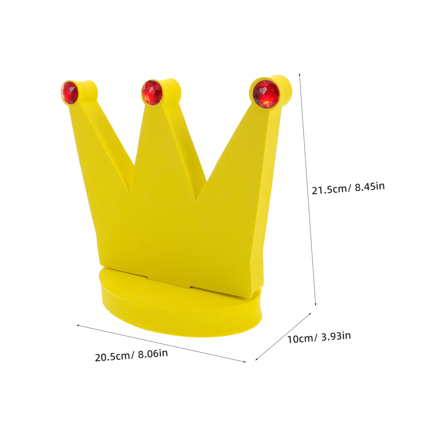 SOLUSTRE Cute Crown Car Roof Ornament for Women Easy Installation Car Accessories Unique Aesthetic Vehicle Decor Fashionable Automotive Decorations for Cars