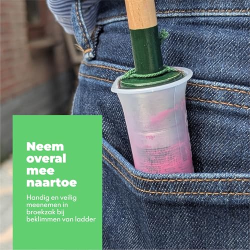 Brushkeeper Pro Größen 10,12,14,16,18 geschachtelt fr Standard-Rundbrsten gegen Austrocknung und Beschdigung langlebig