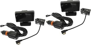 Milisten Gravador De Carro 2Pcs Câmera Frontal E Traseira Dashcam Para Carros Câmera Frontal E Traseira Para Carros Câmera Frontal Para Carros Câmera Frontal Do Painel Frontal Do Carro