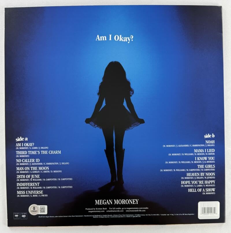 Megan Moroney Signed Autograph Album Vinyl Record LP - Am I Okay C