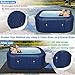 TIXANF 80 * 80 Inch Hot Tub Mat, Inflatable Hot Tub Pad Outdoor Indoor, Water-Absorbent Anti-Slip Portable Spa Pool Accessories for Protect The Hot Tub Pool from Wear, SPAMAT 80X80