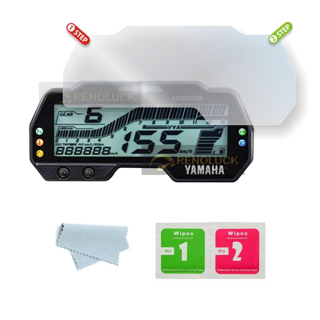 Motorcycle Screen Protector for YZF R15 V3 / MT-15 + Long Tag Key Chain 18" Inch [ 1 Piece ]