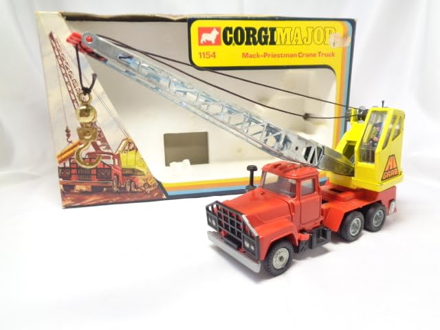ミニカー Corgi Mack-Priestman Crane Truck 1154 Amazon.co.jp: CORGI MAJOR 1154 Mack-Priestman Crane Truck Corgi