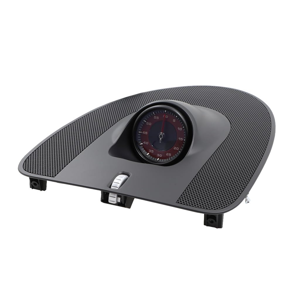 for Porsche Cayenne 2006-2010 Car Sport Chrono Stopwatch Mounted Dashboard Instrument Panel (Black Cover & Red Stopwatch)