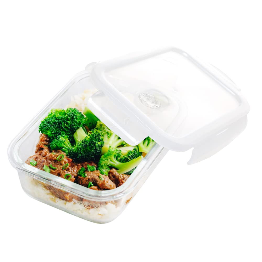 Glass Food Containers - Set of 4 -13 Glass Food Containers - Set of 4 -13