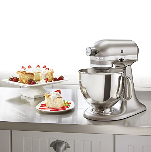 Image of KitchenAid KSM150PSACS 5-Qt. Architect Series with Pouring Shield - Cocoa Silver
