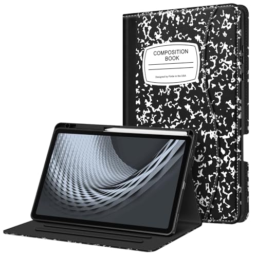 Fintie Case for Samsung Galaxy Tab S11 5G 11 Inch 2025 Model (SM-X730/X736B) with S Pen Holder, Multi-Angle Viewing Soft TPU Back Cover with Pocket, Auto Wake/Sleep, Composition Book