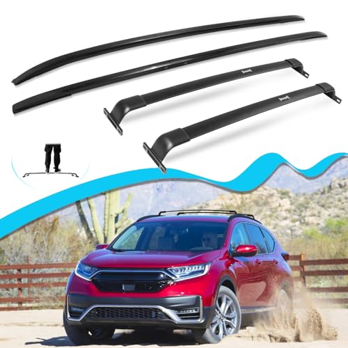 SNIXWOO Enhanced 220 LBS Roof Racks & Side Rails for 2022-2017 Honda CRV CR-V Hybrid, All Aluminum...