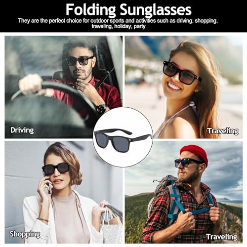 Image of Rivet Accent Round Sunglasses, Lightweight PC & Stainless Steel Frame, Sun Protection, Unisex Fashion Eyewear