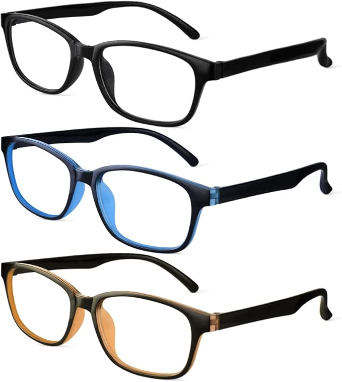 ACWOO Blue Light Blocking Glasses, 3 Pack Anti Blue Light Gaming