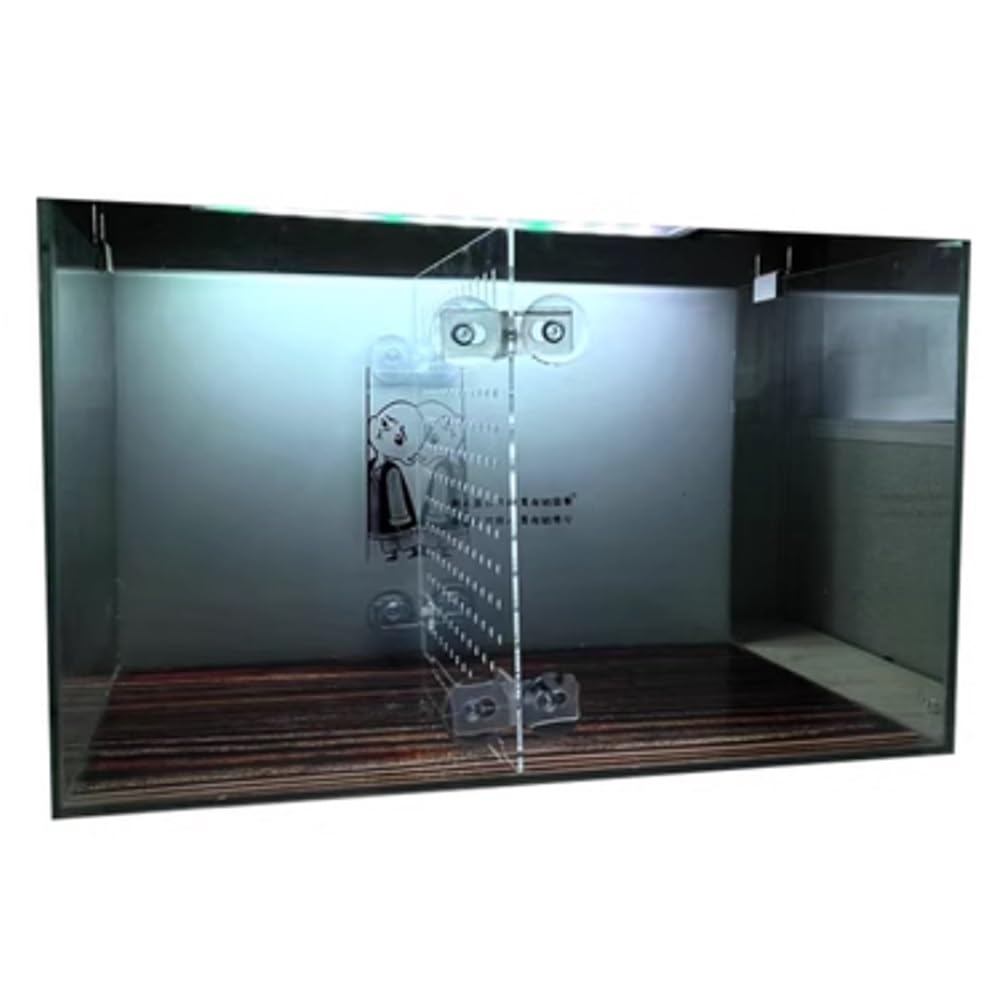 Divisori per Acquario Pannello isolante trasparente per acquario, divisorio acrilico, partizione di rete, previene i pesci, attacco di lotta con le tartarughe, ogni trasparente, dimensioni: 40 x 50 c