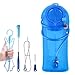 TAGVO Hidratación Vejiga 2 litros BPA Libre 70oz + Kit de Cepillo de Limpieza, Bolsa de Agua con Valor de Cierre y Boquilla de succión, fácil Limpieza con el Kit de Cepillo de Limpieza