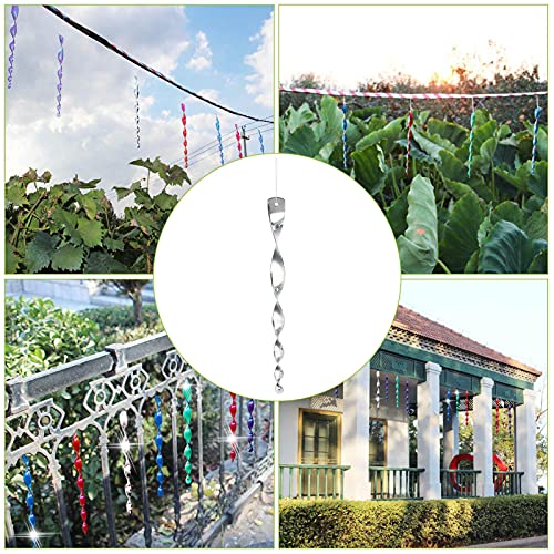 susto refletivas pássaro 45,75 cm, varões assustador pássaros, dispositivo espiral, pombos medo, gai