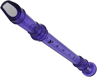 soprano recorder instrument 8 Holes Flute Long Musical Saxophone Recorder Instrument For Clarinet Beginner Flute Woodwind Instruments (Color : Blue)