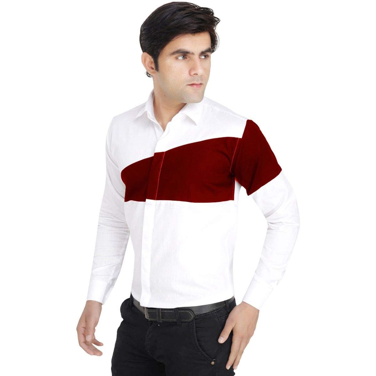 Gadgets AppliancesMen Regular Fit Shirt(_black_M)