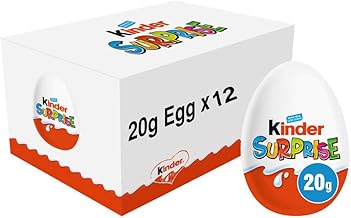 Kinder Surprise Milk Chocolate Egg With Toy 12 X 20G