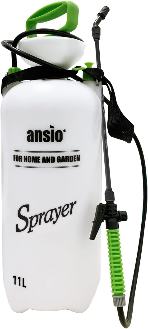 ANSIO® Garden Sprayer 11 litre Pressure Sprayer Pump Action, Weed