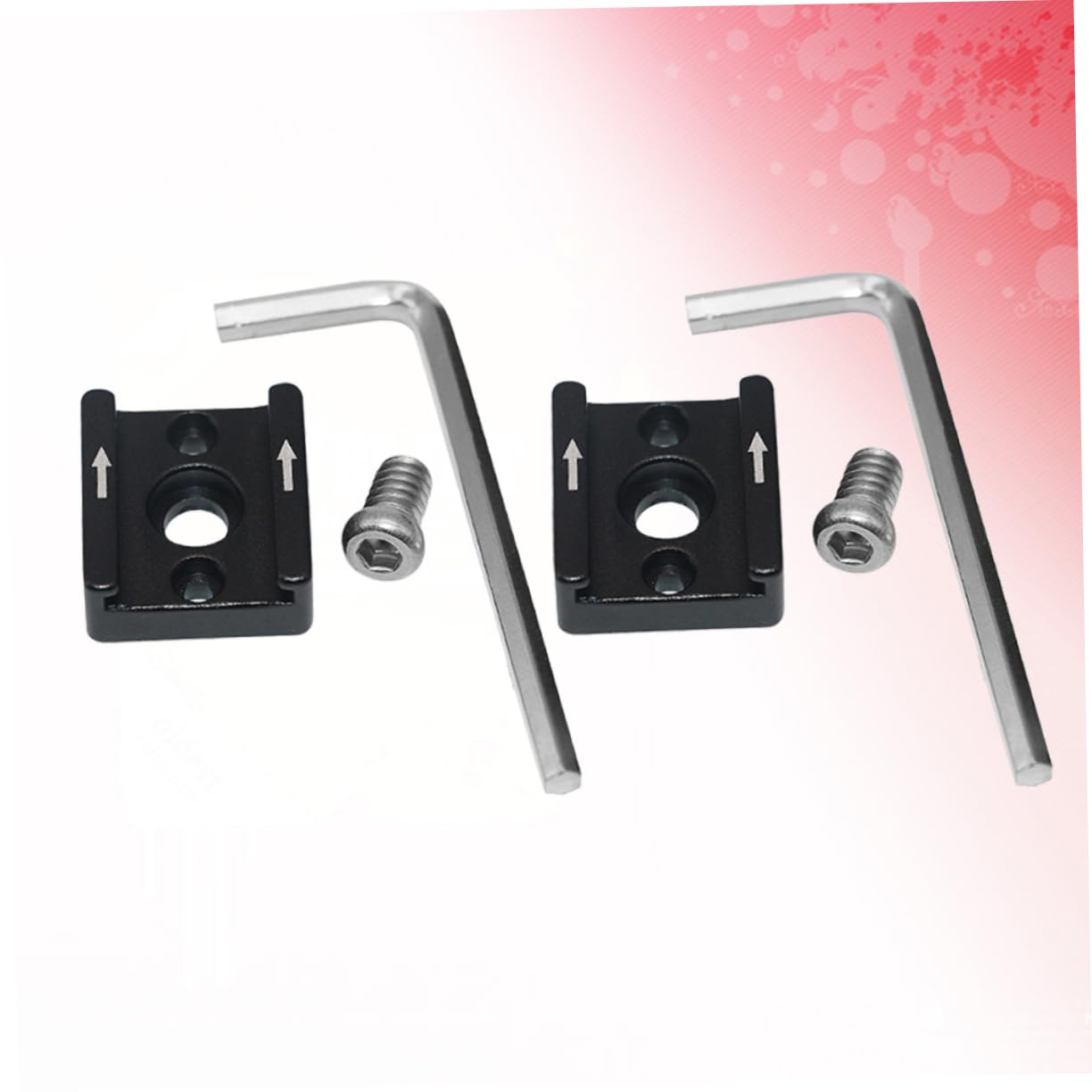 ARTIBETTER 2 Set Cold Shoe Flash Adapter Camera Mount Shoe Mount Adapter Hot Shoe Mount Flash Shoe Mount Hot Shoe Adapter Camera Tripod Stand Shoe Flash Bracket Camera Stand Black