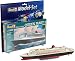 Produktbild Revell Modellbausatz Schiff 1:1200 - Ocean Liner Queen Mary 2 im Maßstab 1:1200, Level 4, originalgetreue Nachbildung mit vielen Details, Kreuzfahrtschiff, Model Set mit Basiszubehör, 65808