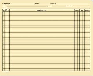 Top Tab File Pockets 11 pt Pre Printed 1 Column, 9 1/2" x 11 3/4", 100 Pockets