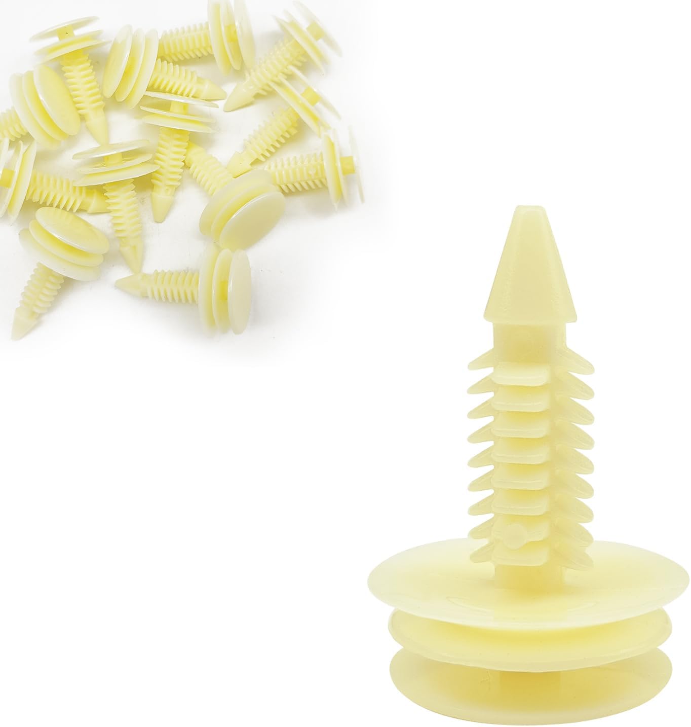 25PCS Door Trim Panel Panel Retainer Clips, 8mm Hole Front Door Fasteners 10153057 for GM Chevy PoNtiAc Oldsmo JiMMy