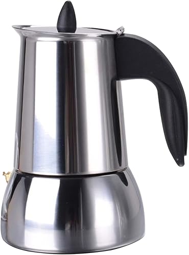 WJHSP kfj - Máquina de café de acero inoxidable para inducción de gas máquina de café universal Moka Pot Maker Percolator Pot 200300152fl oz color