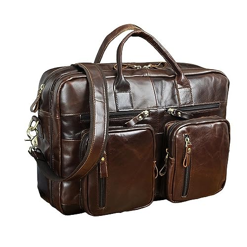 Vintage Business Briefcase Bag Male Design Travel Laptop Backpack Document Case Tote Portfolio Bag