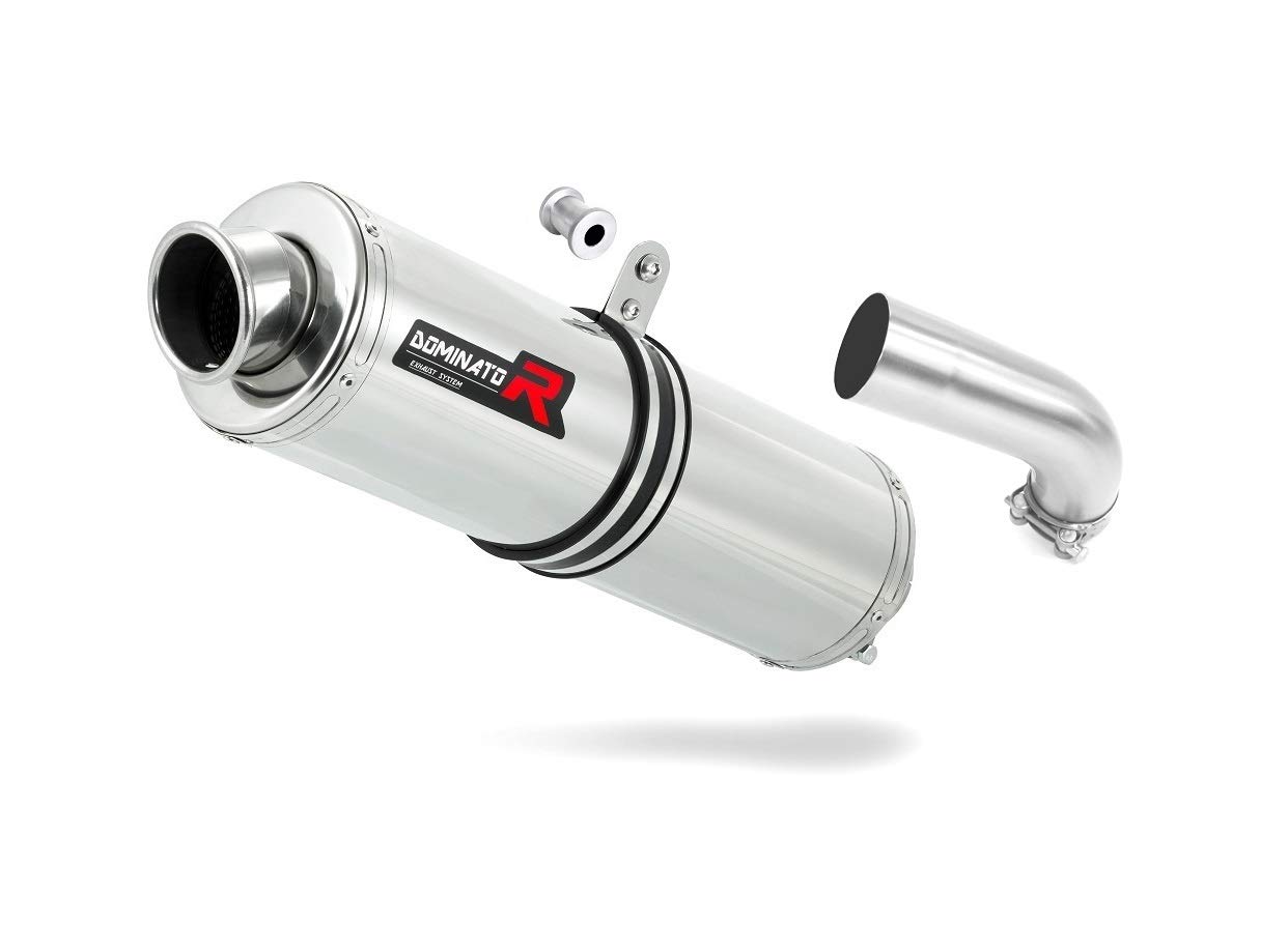 DOMINATOR DL 1000 V-Strom Escape Moto Deportivo Redondo Silenciador Exhaust Racing Slip-on 2017 2018