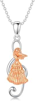 YAFEINI Collana da donna in argento Sterling abalone