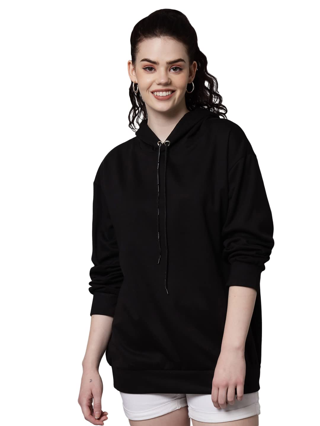 funday fashion Women's Fleece Hooded Neck Sweatshirt-picture-18