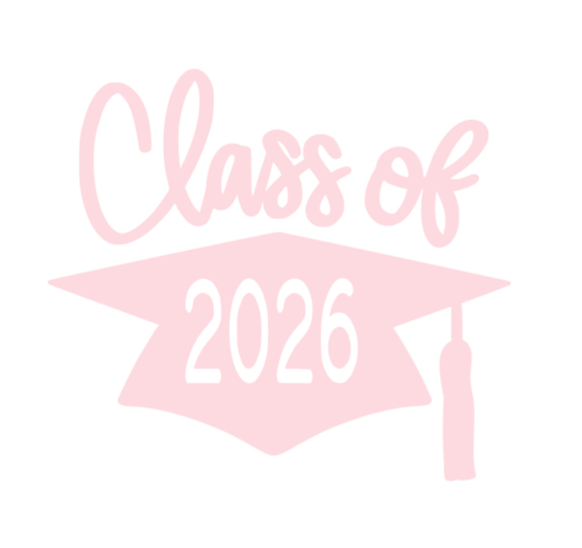Hat Pink Class of 2026 PNGClassof2026CoquetteBow.png?  main image 3