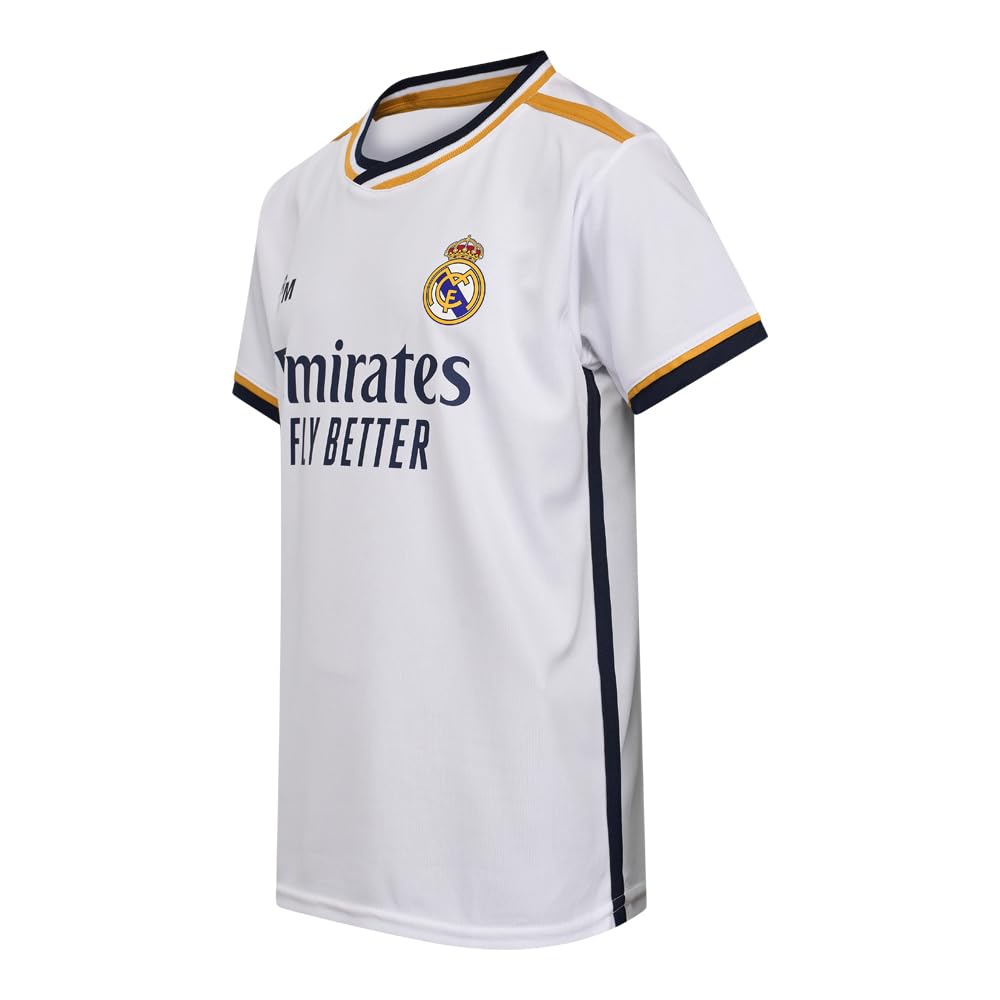 Real Madrid Maglia Calcio Ufficiale Home 2023/2024 Bambino - 116/6 Anni - Bambini - Maglia Calcio Real