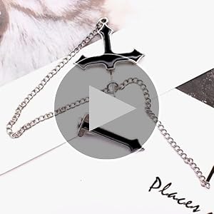 アクセサリー PREEK Cross Earrings Hanging Cross Stud Earring - Men's Single Earring - JAXXON