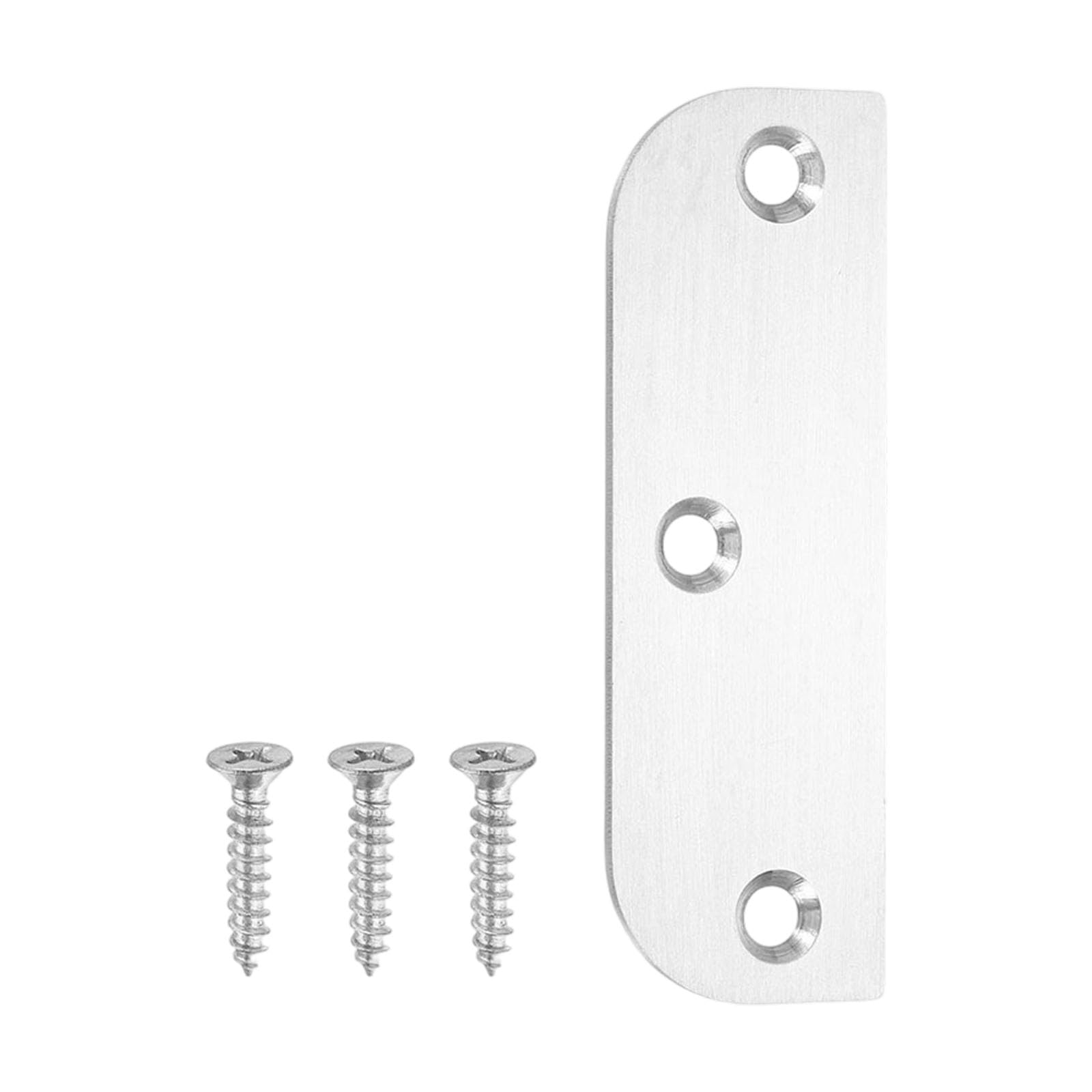 Kaeltsyn Steel Color Type Stainless Steel Hinges Shims Door Wooden Accessories Strikes Plate For Home Renovation Kitchen Cabinet Door Hinges Mounting Spacers