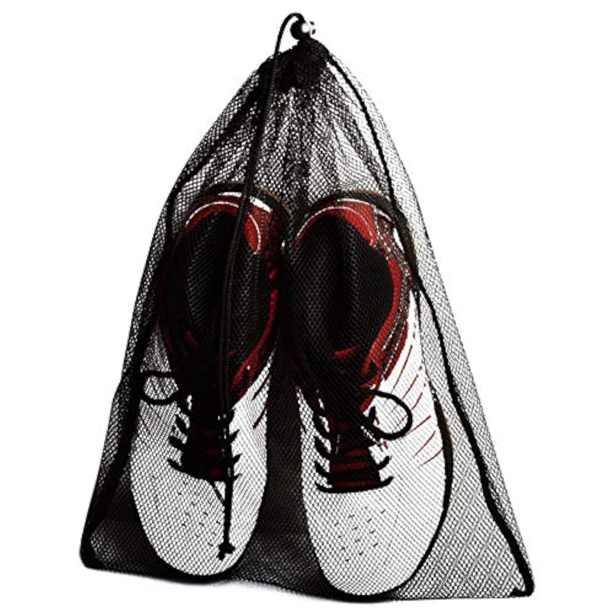 Mesh Sports Equipment Bag, Drawstring Organizer for Shoes
