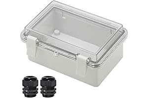 Zulkit Water Tight Box - IP65 Rated, Dustproof and Weatherproof Electrical Enclosure...