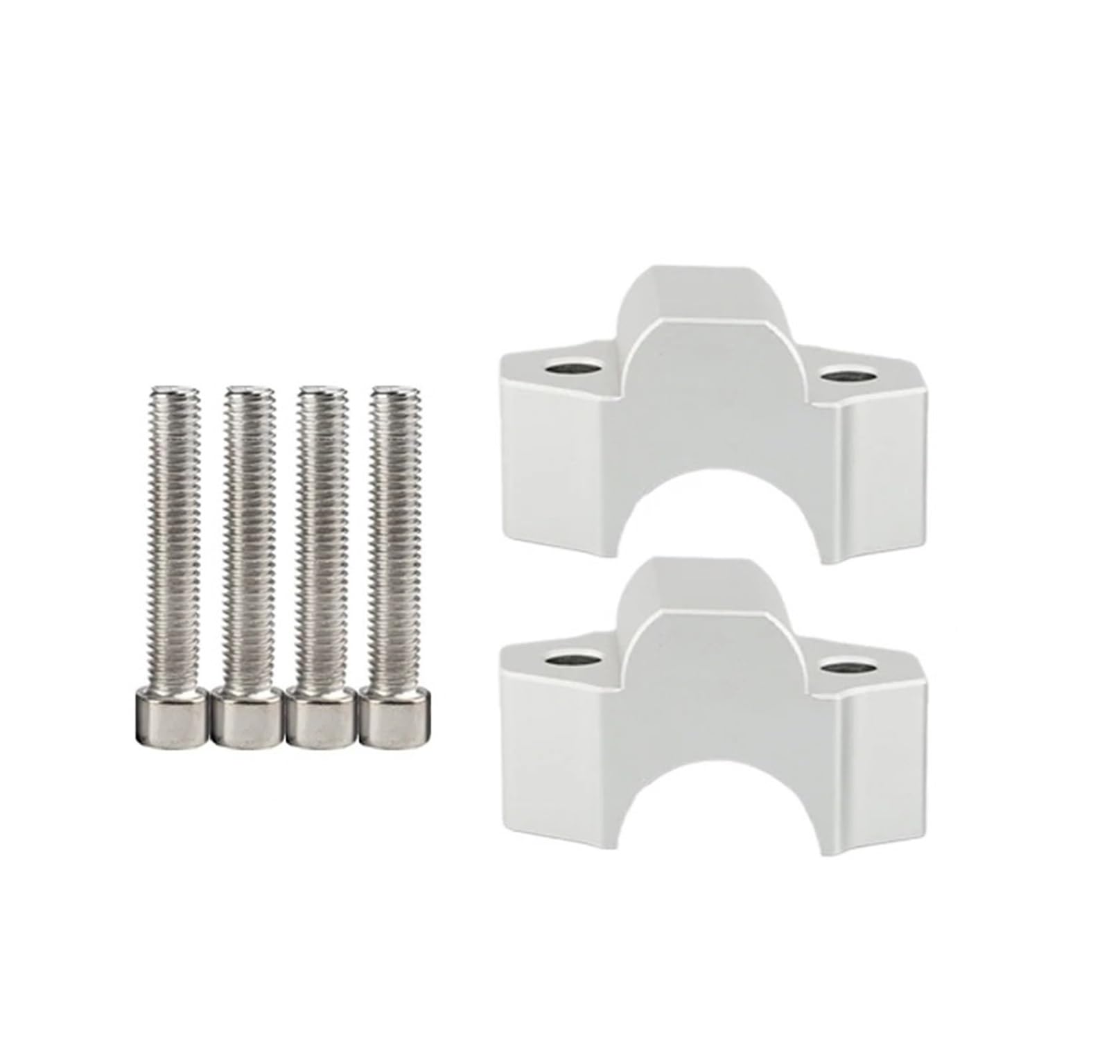 Alza Manillar Ajustable Compatible Con XT1200Z Para XTZ1200 2010 2011 2012 2013 2014 2015 2016 2017 2018 2019 2020 2021 2022 2023 2024 Elevador De Manillar De Motocicleta(Silver)