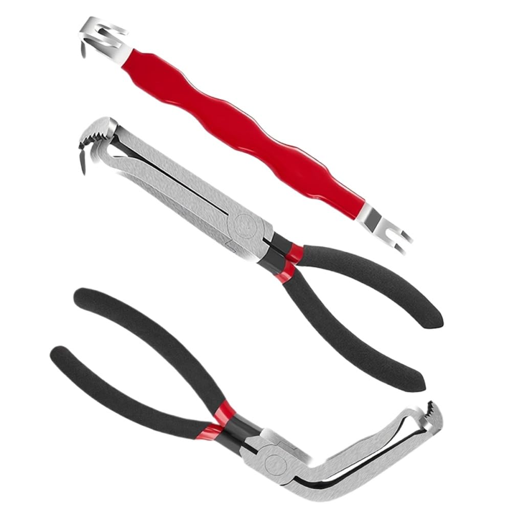 Rboand Onecolor Electrical Disconnect Pliers Set Automotive Hose Disconnect Tool Bolt Cutter Remover Set Compatible With Automotive Fuels Line Repair
