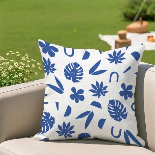 Housses coussin 40x40 extérieur imperméables double face finition invisible - 3