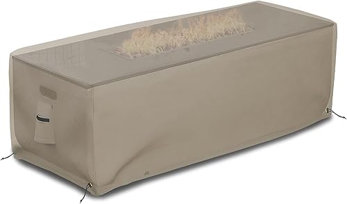 Miniatura 5 de Covers & all Funda rectangular para hoguera, forma rectangular, 12 onzas, impermeable, resistente a los rayos UV y a la intemperie, para patio,