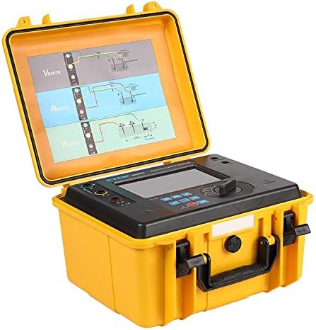 デジタルテスター Etcr3000c デジタル 接地抵抗計 電気機器用 充電式リチウム電池 接地抵抗