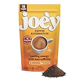 Joe'y Mushroom Coffee Alternative with Cacao and Dandelion Root, Chicory Coffee Substitute with Adaptogenic Superfoods, Vegan Gluten-Free Drink for Focus and Clean Energy without Jitters, 18 Servings