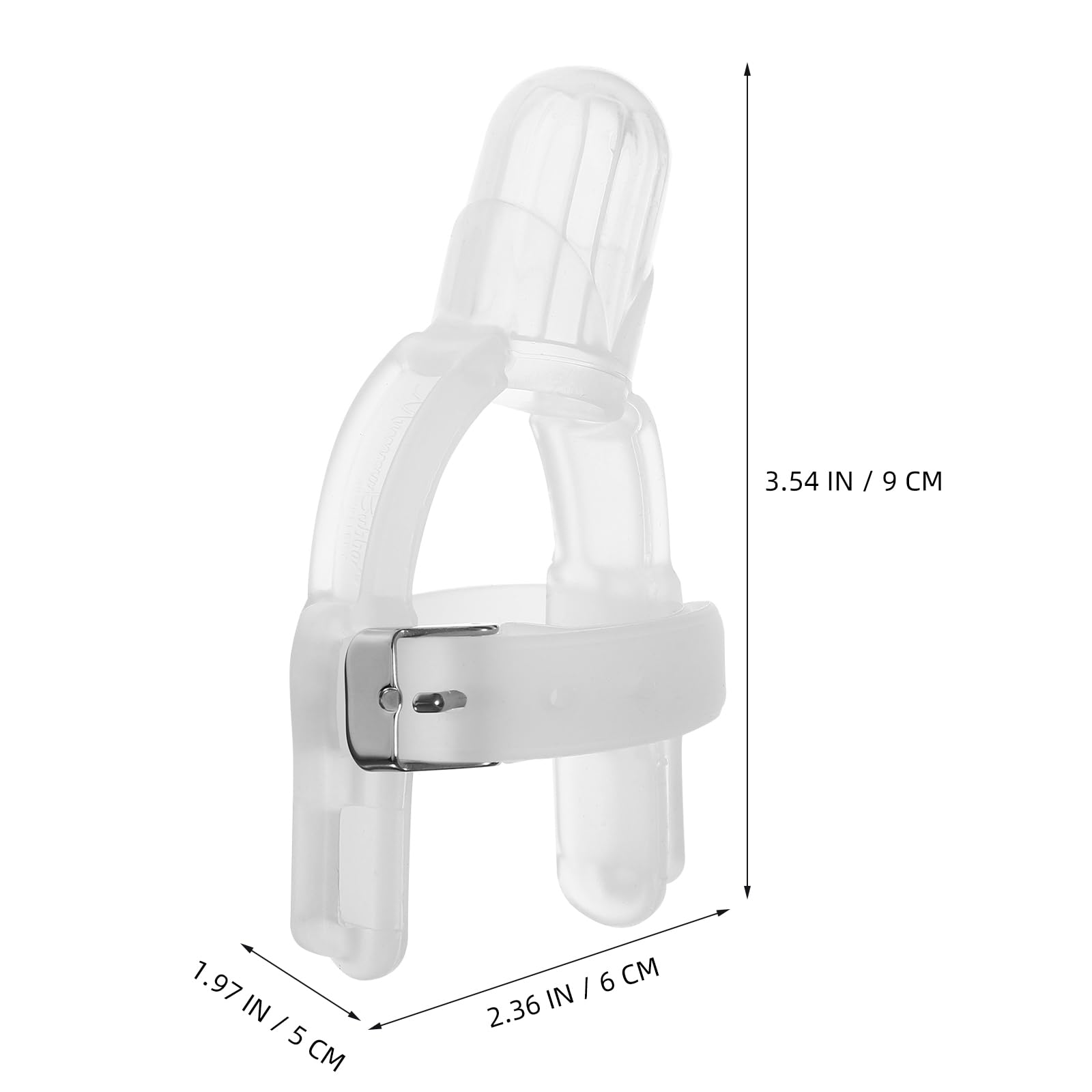 Baby Finger Protector Thumb Forefinger Cover for Kids Infant Babies, Transparent Silicone, Adjustable Wrist Band, Stop Thumb Sucking and Nail Biting Prevention, Ideal for Outdoor Use