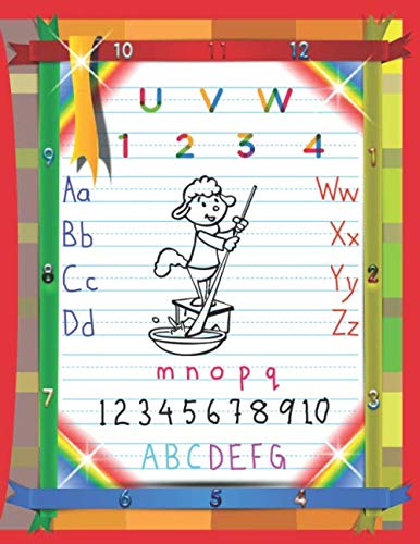 Big Kindergarten Workbook: Blank writing ABC books for kids. How to learning activities pre kindergarten. Practice writing for pre kindergarten kids. ... book for kindergarten. Letter Tracing)