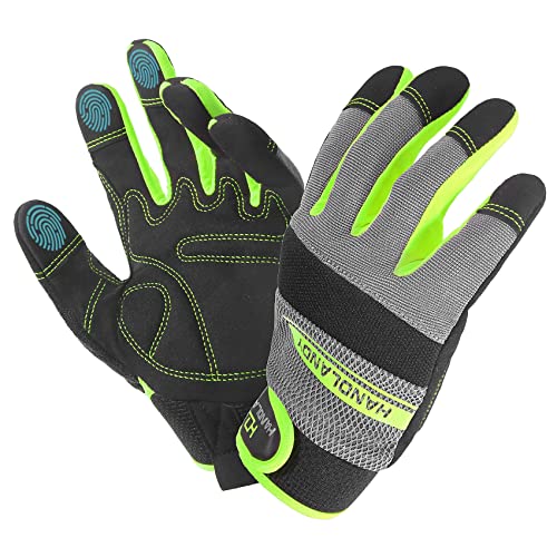 HANDLANDY Touchscreen Work Gloves for Men & Women