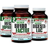 Natren Healthy Start System Dairy Free Probiotic Supplement System for Improved Digestion, 30 Capsules (Pack of 3)