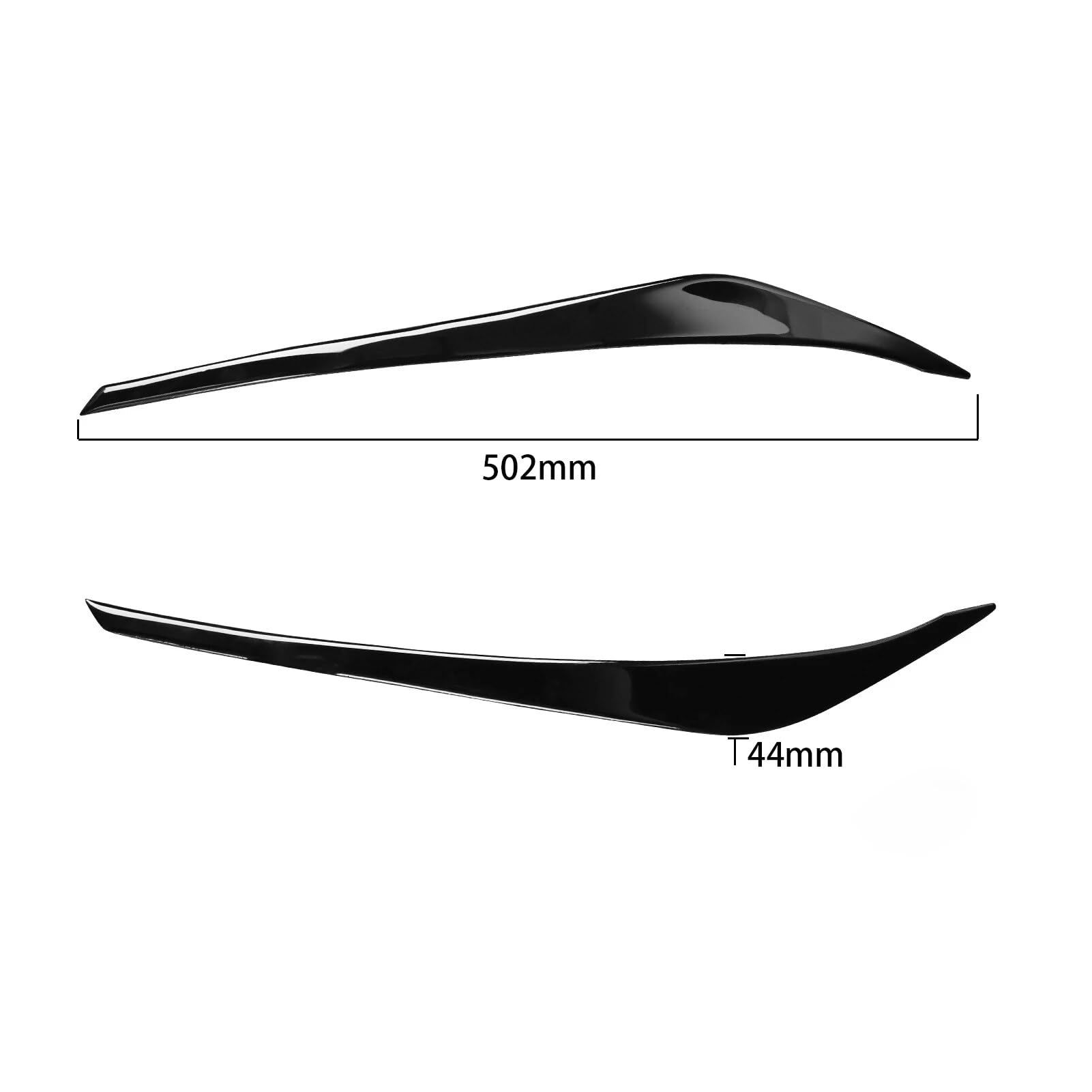 Palpebre per fari Anteriori Auto, per Hyundai, per Elantra 2016 2017 2018 Copertura Rifinitura Decorazione Kit carrozzeria Tuning Faro