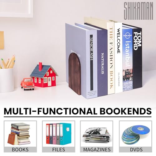 Image of Book Ends,Bookends Wood Book Ends Universal Economy Bookend (16, Medium)